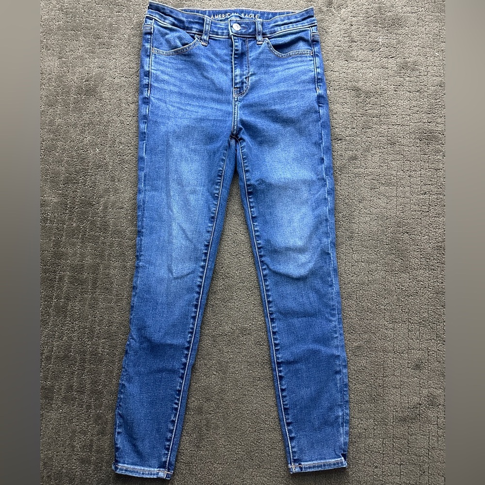 AMERICAN EAGLE Blue Skinny Jeans